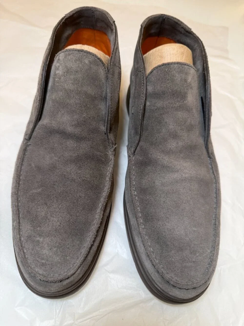 Andrea Ventura Firenze Gray Suede Boots
